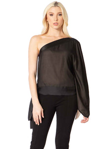One Shoulder Blouse Vertigo