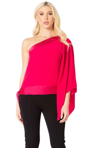 One Shoulder Blouse Vertigo
