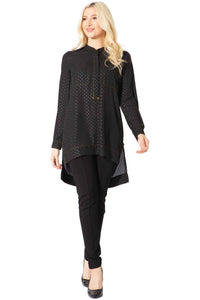 Long Sleeve Polka Dot Blouse Vertigo 