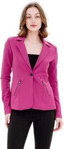 "Enamored" Pleated Blazer Vertigo 
