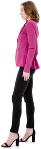 "Enamored" Pleated Blazer Vertigo 