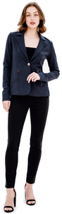 "Enamored" Pleated Blazer Vertigo 