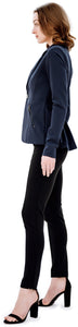 "Enamored" Pleated Blazer Vertigo 