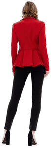 "Enamored" Pleated Blazer Vertigo 