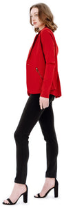"Enamored" Pleated Blazer Vertigo 