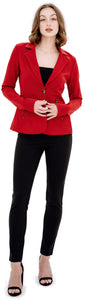 "Enamored" Pleated Blazer Vertigo 