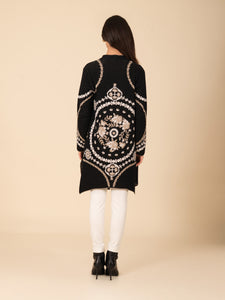 Dainty Floral Rings Sweater Vertigo