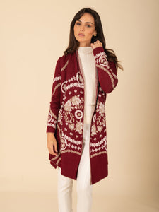 Dainty Floral Rings Sweater Vertigo