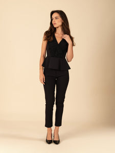 Lovesome Peplum Top Vertigo Collection
