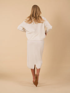 Fringe Hem Knit Sweater Vertigo