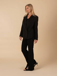 Rush Double Breasted Notch Collar Blazer Vertigo