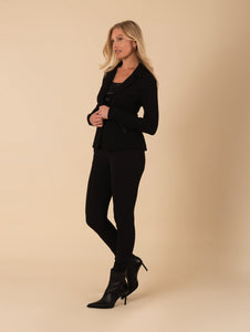 "Enamored" Pleated Blazer Vertigo Collection