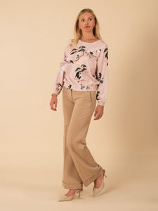 "Kimberly" Floral Print Sweatshirt Vertigo