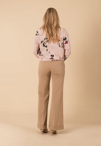 Woven Wide Leg Trousers with Pockets Vertigo USA