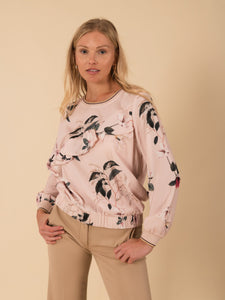 "Kimberly" Floral Print Sweatshirt Vertigo