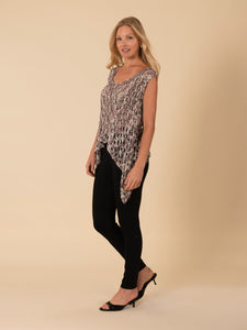 Hankerchief Tank Sweater Top Vertigo