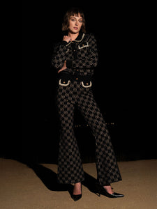 V Logo Pants with Contrast Pocket Vertigo