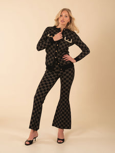 V Logo Pants with Contrast Pocket Vertigo