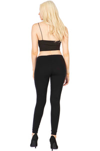 Short Length Stretch Knit Leggings Vertigo USA