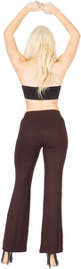 High Rise Flared Stretch Pants Vertigo USA
