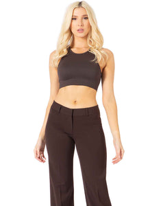 High Rise Straight Leg Trousers Vertigo USA