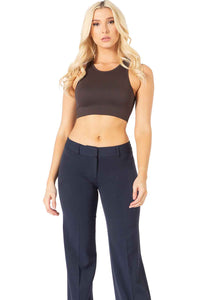 High Rise Straight Leg Trousers Vertigo USA