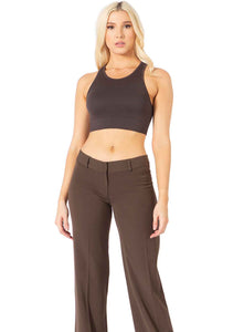 High Rise Straight Leg Trousers Vertigo USA