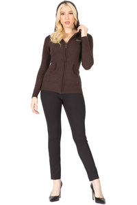 Wool and Cashmere Blend Hoodie Vertigo