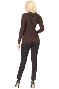Wool and Cashmere Blend Hoodie Vertigo