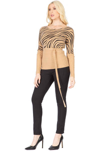 Vamped Leopard Sweater Vertigo
