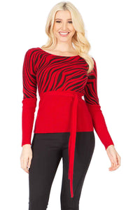 Vamped Leopard Sweater Vertigo