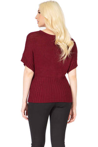 Openwork Shoulder Zip‐up Top Vertigo 