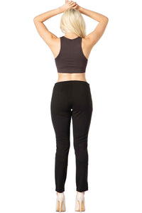 Mid Rise Ponte Pants Vertigo USA
