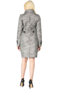 Razor Sharp Two-Piece Skirt Suit Jacket Set Vertigo Collection