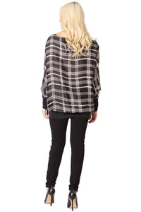 Convertible Collar Printed Top Vertigo 