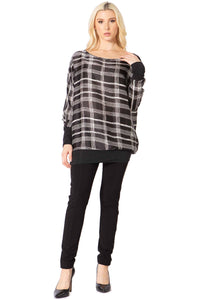 Convertible Collar Printed Top Vertigo 