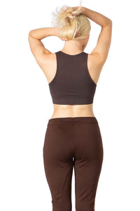 Straight Leg Paneled Pants Vertigo