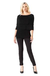 Candor Cascading Cape Sweater Vertigo 