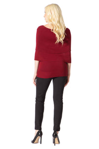 Candor Cascading Cape Sweater Vertigo 