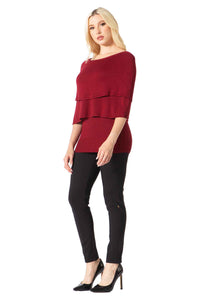Candor Cascading Cape Sweater Vertigo 