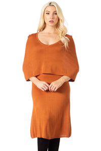 Euro Caplet Sweater Dress Vertigo