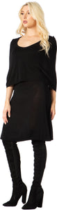 Euro Caplet Sweater Dress Vertigo