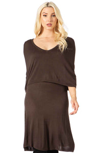 Euro Caplet Sweater Dress Vertigo