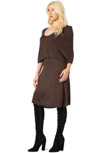 Euro Caplet Sweater Dress Vertigo