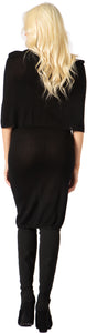 Equinox Capelet Turtleneck Sweater Dress Vertigo