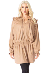 Ruffled Smocked Tunic Vertigo