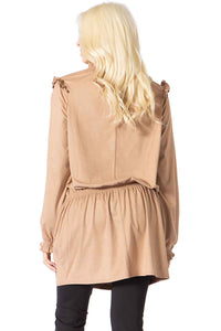 Ruffled Smocked Tunic Vertigo