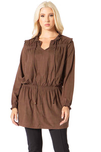 Ruffled Smocked Tunic Vertigo