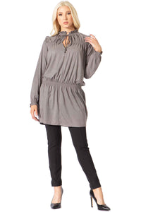 Ruffled Smocked Tunic Vertigo