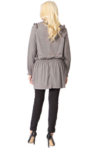 Ruffled Smocked Tunic Vertigo